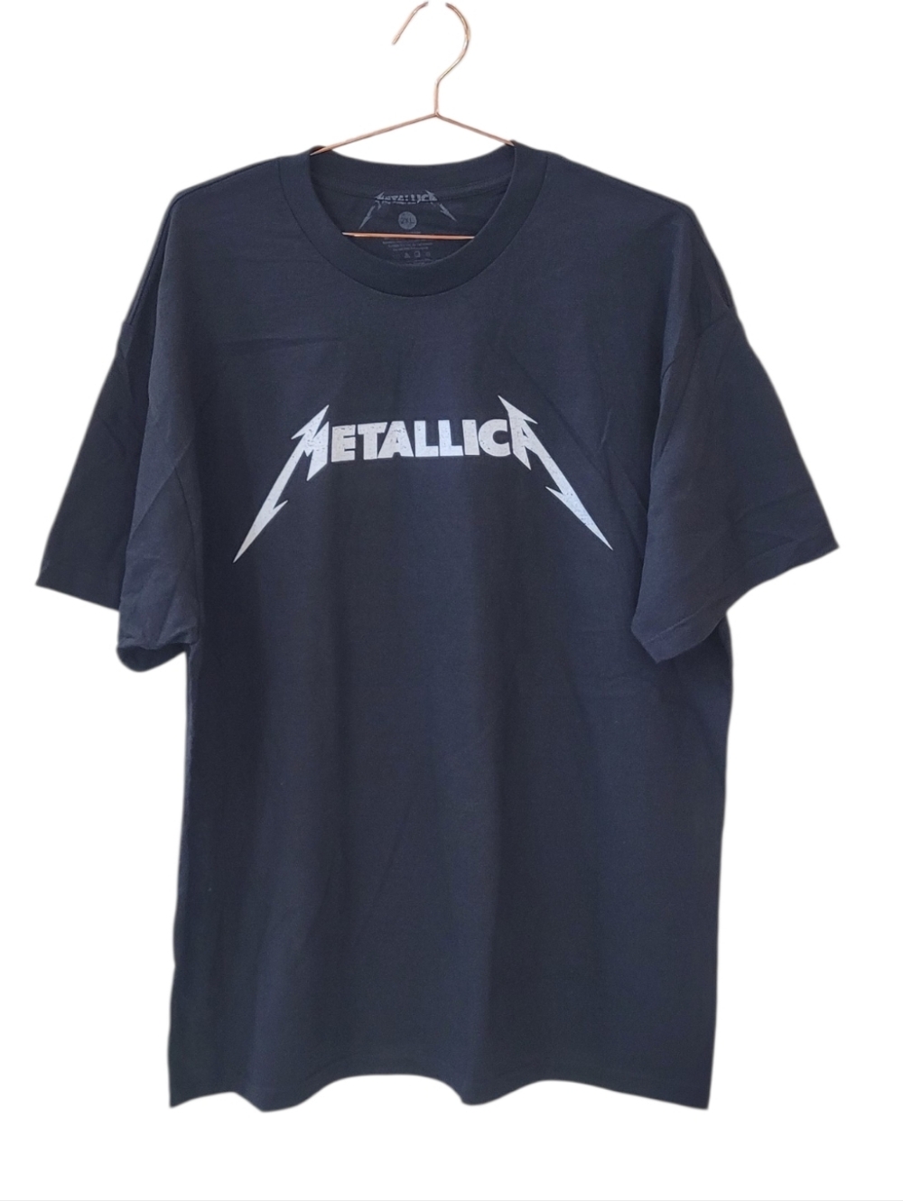Metallica Black White Short Sleeve Graphic Tee Size 2XL